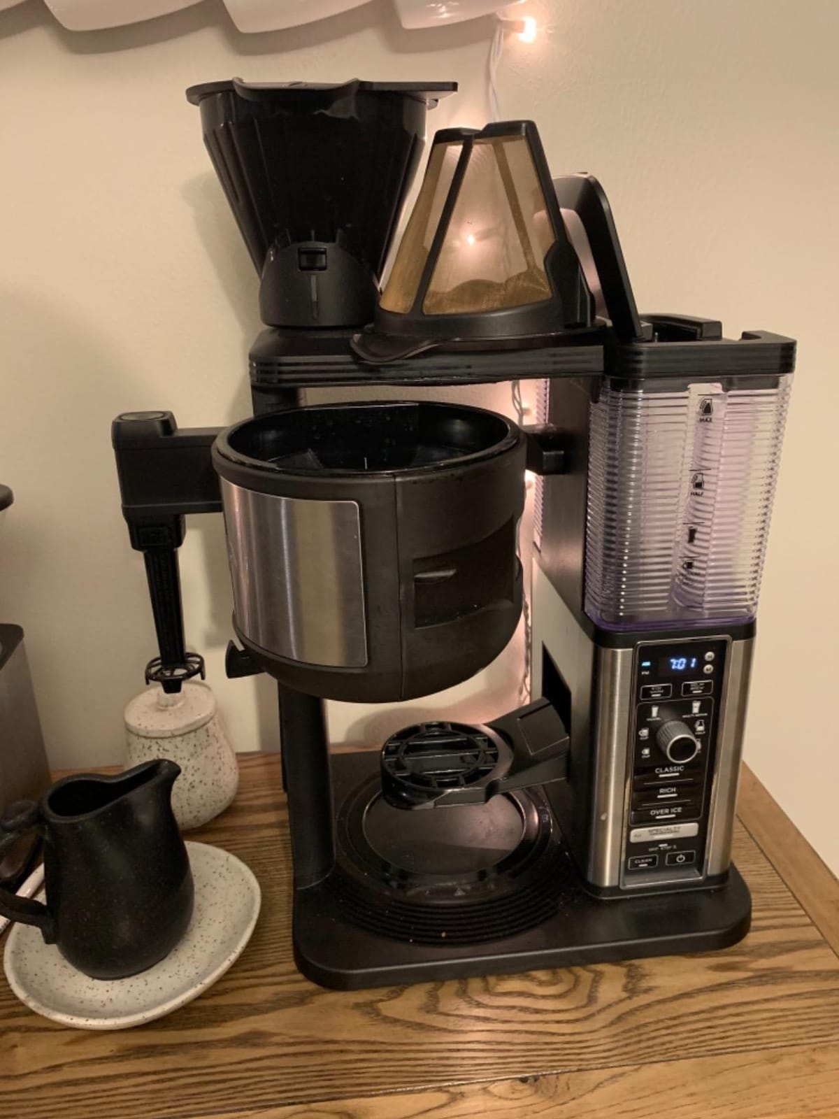 Ninja Coffee Maker, 10-Cup Carafe, Fold-Away Frother, Black, CM401, Permanent Filter, Removable Dishwasher Safe Reservoir, 6 Brew Styles, 8 Cup to Travel Mug to Pot Sizes customer photo 1