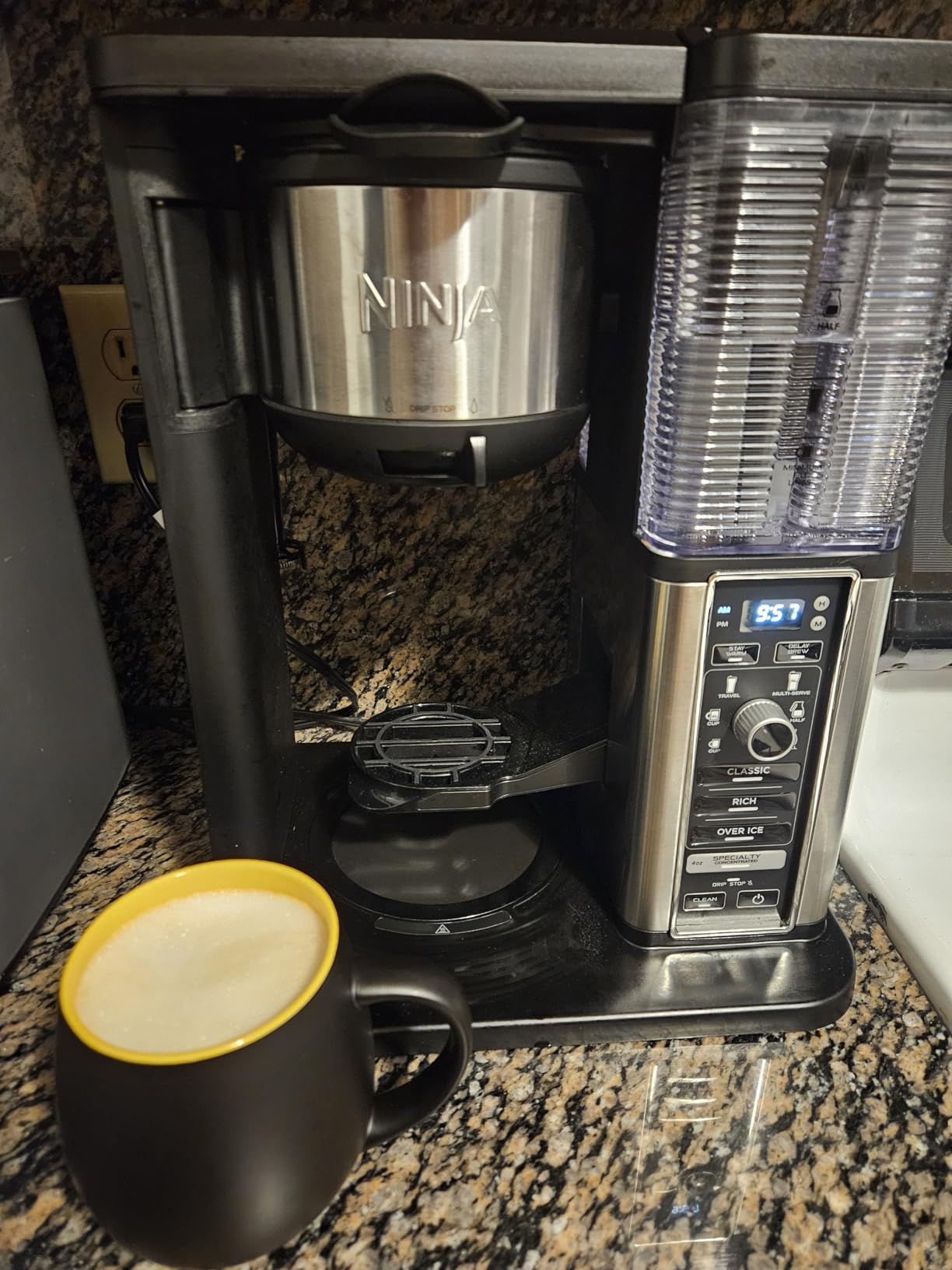 Ninja Coffee Maker, 10-Cup Carafe, Fold-Away Frother, Black, CM401, Permanent Filter, Removable Dishwasher Safe Reservoir, 6 Brew Styles, 8 Cup to Travel Mug to Pot Sizes customer photo 2