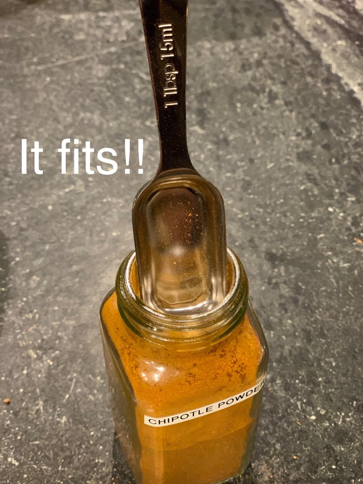 Zulay Measuring Spoons Set - 6 Piece Stainless Steel Measuring Spoons - Easy to Read, Etched Markings & Slim Design for Narrow Spice Jars - Heavy Duty Tablespoon Measure Spoon with Removable Clasp customer photo 2