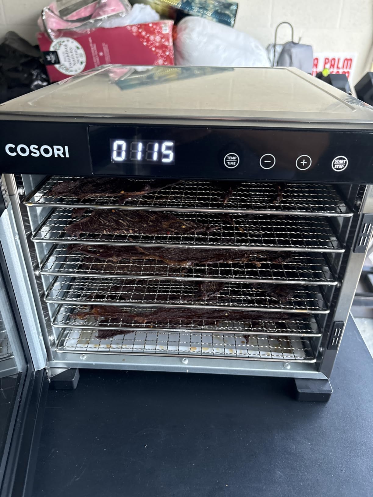 Cosori Food Dehydrator, Bigger Than 7 Trays with Large 6.5 ft² Drying Space | 95-165°F Precision Control, 600W Faster Drying, Horizontal Airflow, Quiet Operation under 48 dB, 48H Timer, Stainless Steel customer photo 1