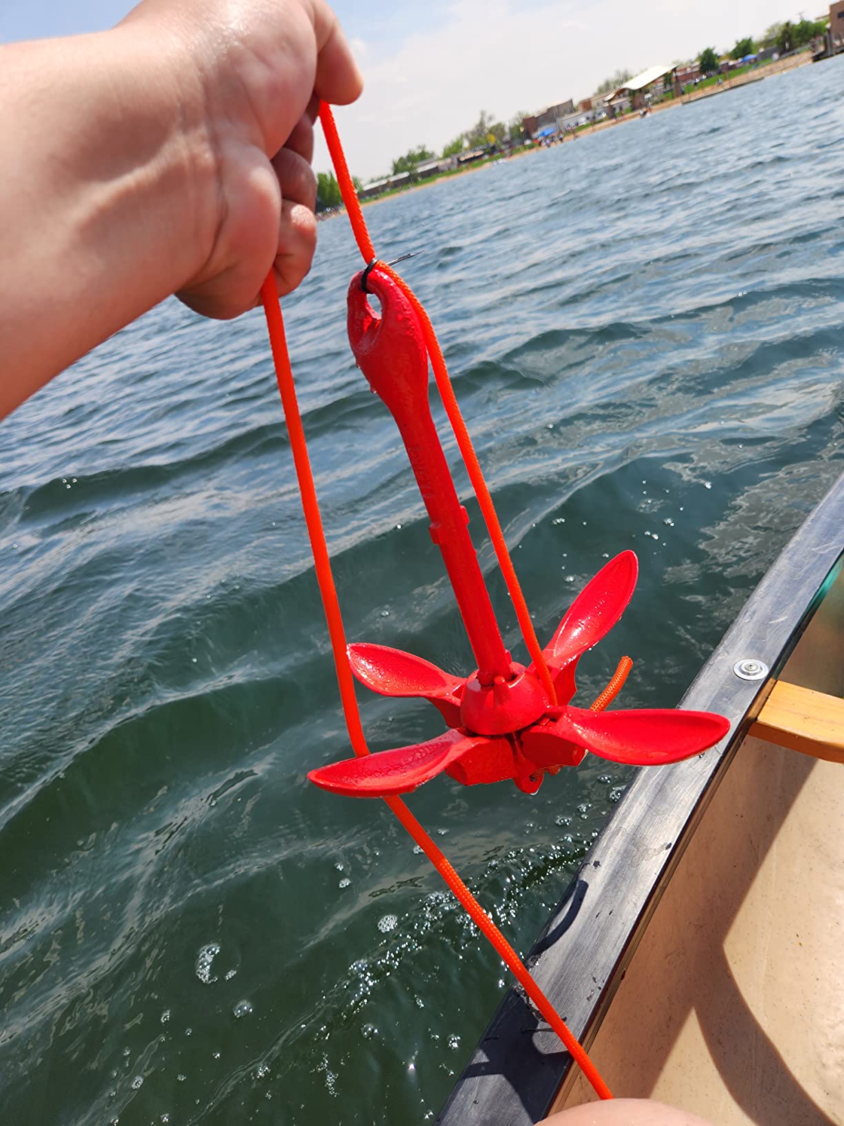 BeGrit Small Kayak Anchor w/Rope, Folding Marine Anchor for Paddle Board customer photo 1