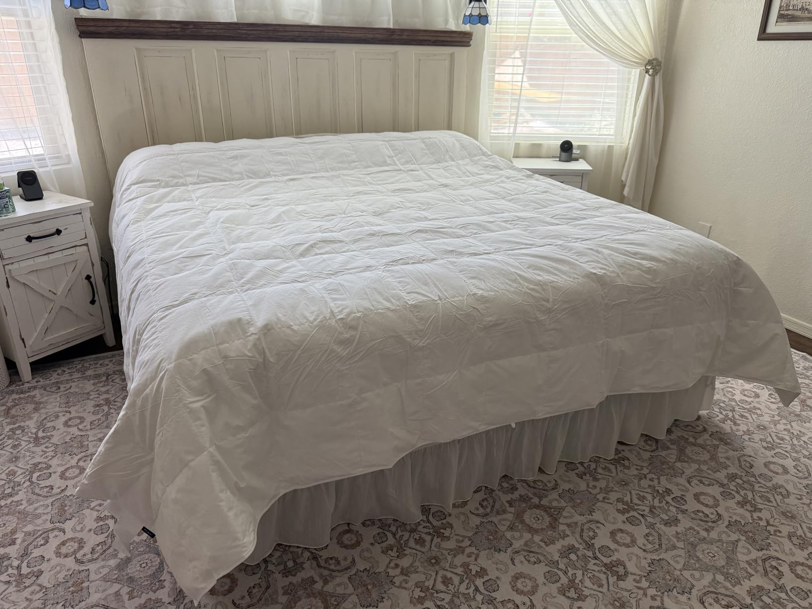 Globon Summer Down Comforter Queen Size, Extra Lightweight Duvet Insert customer photo 2