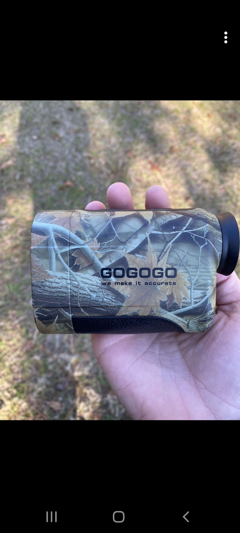 Gogogo Sport Vpro GS06 Hunting Rangefinder, Laser Range Finder 1200 Yards customer photo 2