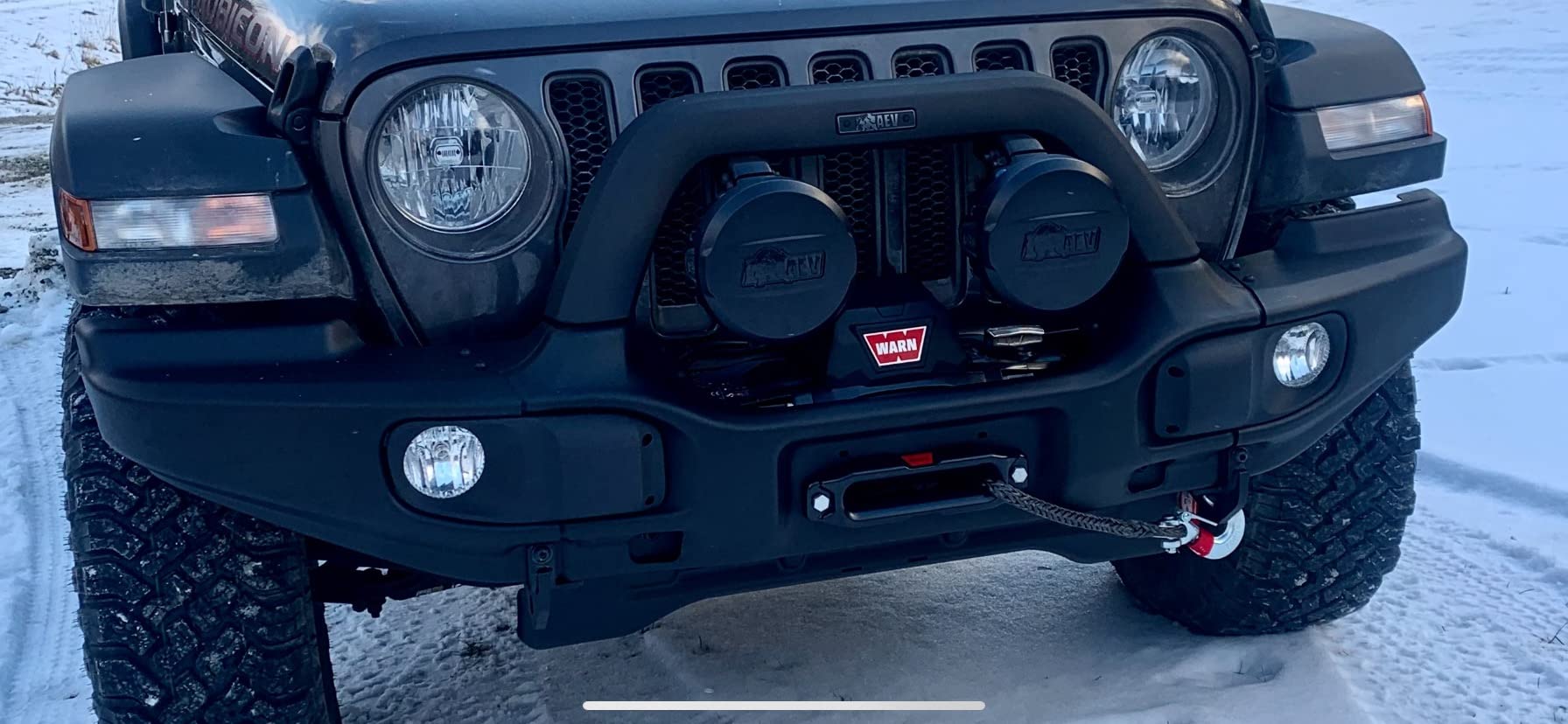 WARN VR EVO 12-S Electric 12V Winch with 12,000 lb Pull Capacity - 103255 customer photo 2