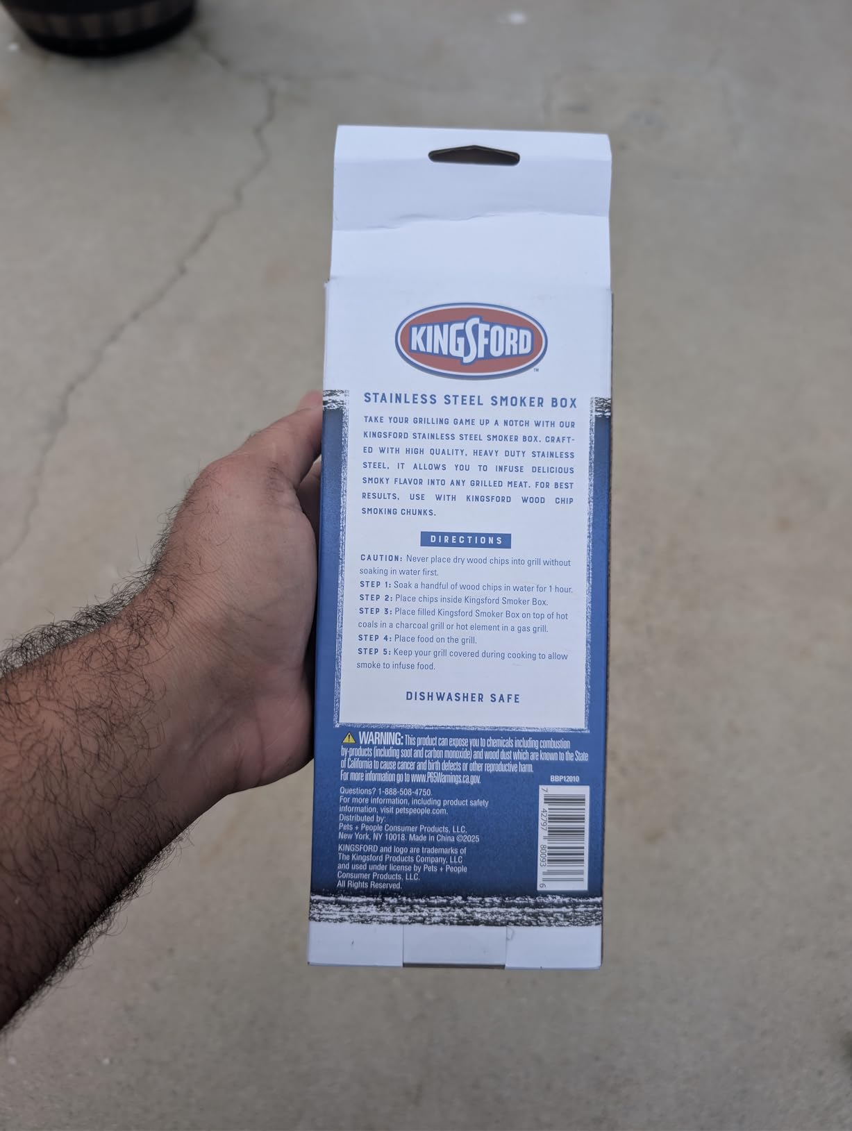 Kingsford Stainless Steel Wood Chip Smoker Box, 9.05 x 3.74 x 1.57 in customer photo 2