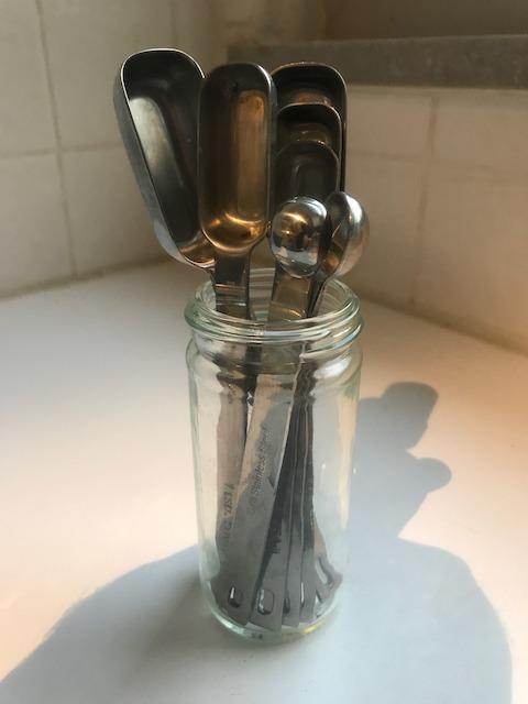 Hudson Essentials Stainless Steel Measuring Spoons Set for Dry or Liquid - Fits in Spice Jars - Set of 7 customer photo 2