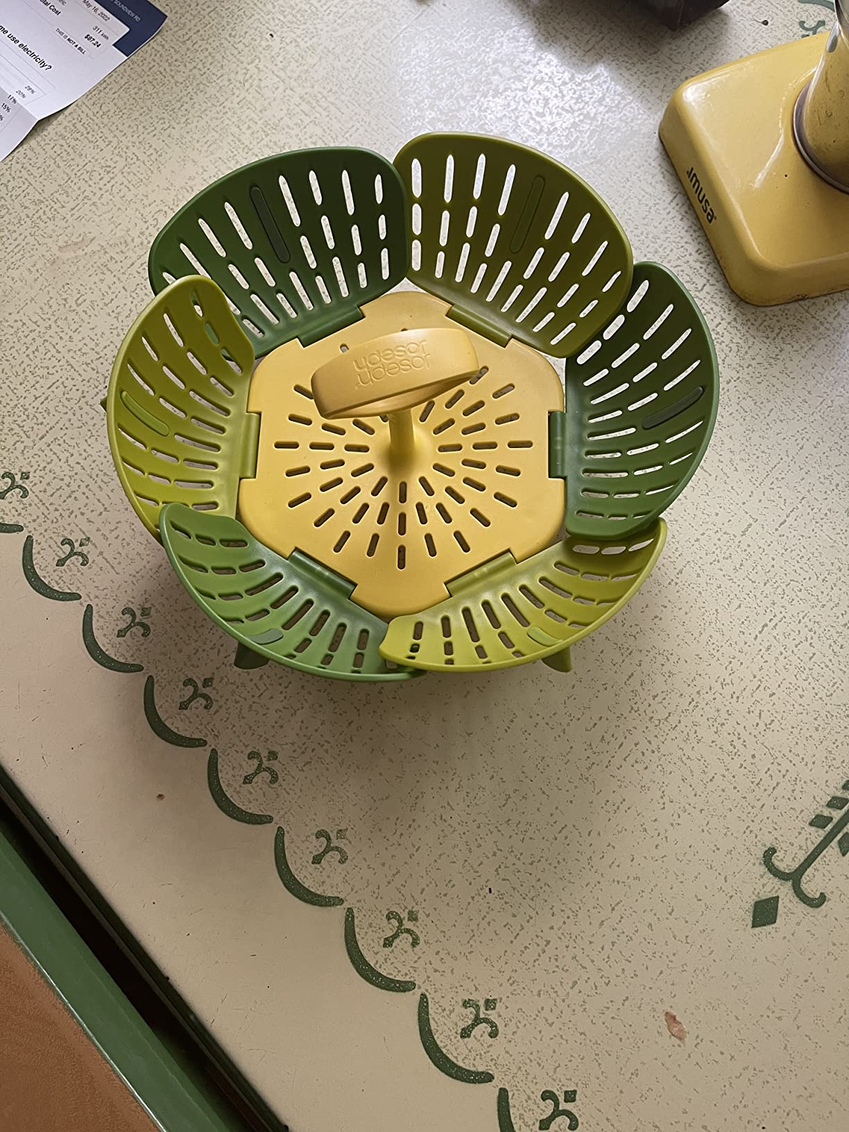 Joseph Joseph Bloom Folding Steamer Basket, Vegetable Steamer customer photo 1