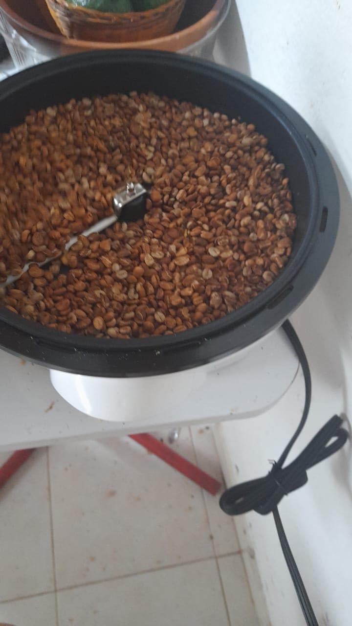 LUEUR Electric Coffee Roasters For Home Use, Coffee Bean Roaster Machine Coffee Bean Roaster For Stovetop, Countertop, Commercial Coffee Bean Roasting Machine 110V customer photo 1