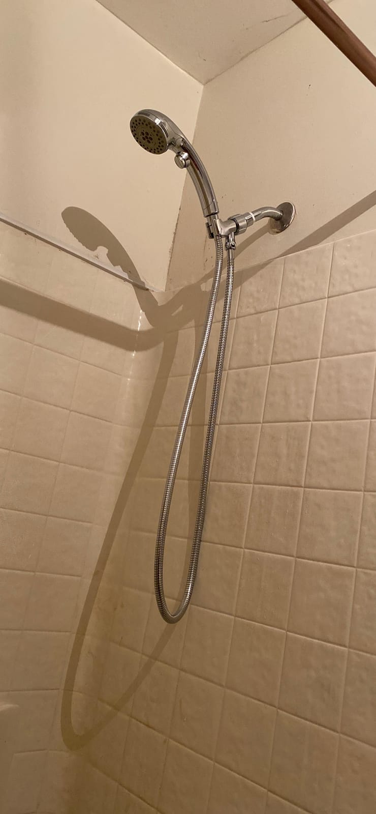 High Pressure Shower Head with Handheld Spray 6 Settings Chrome customer photo 2