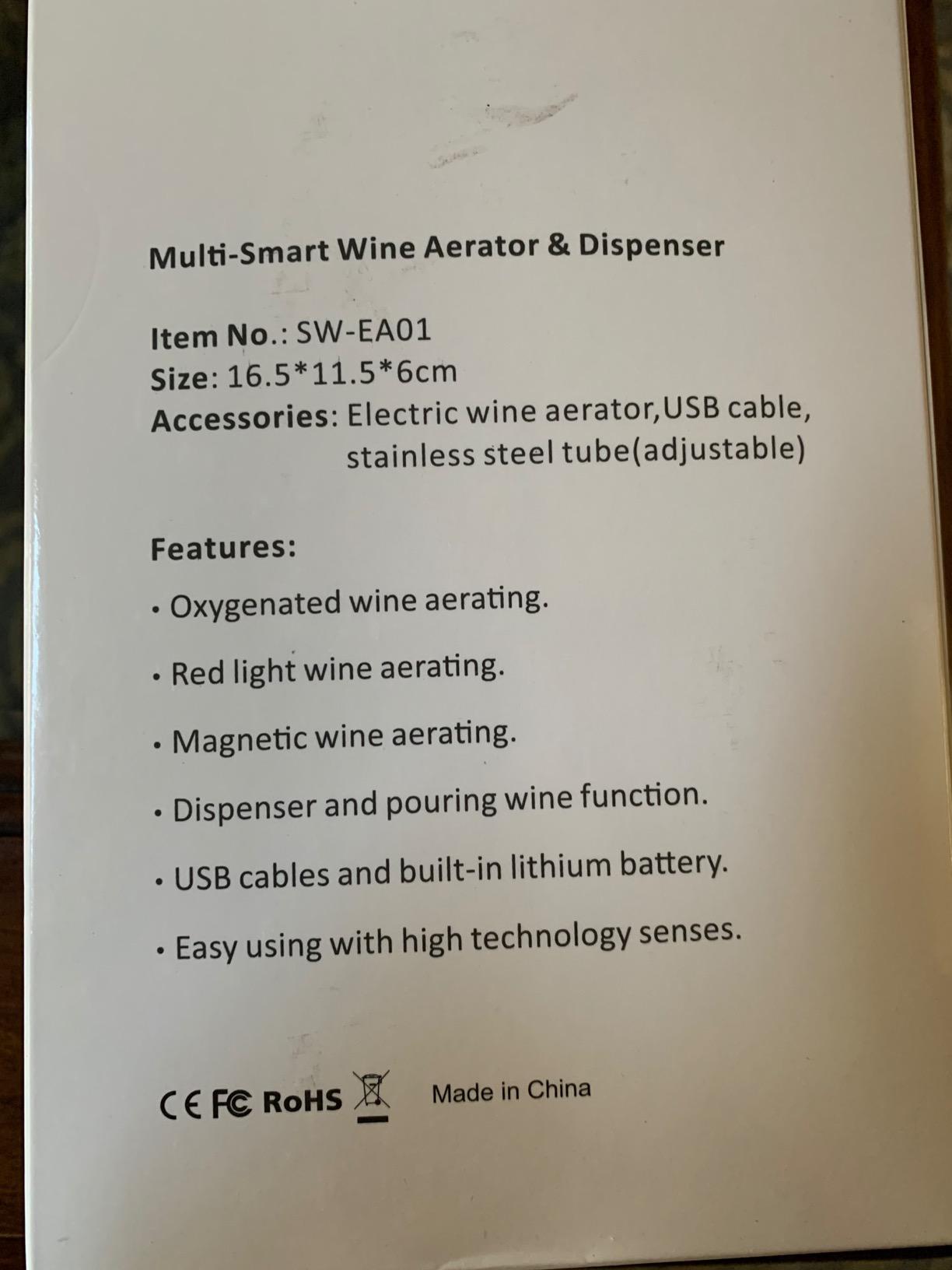 Automatic One-Touch Electric Wine Aerator Pourer and Wine Decanter customer photo 2