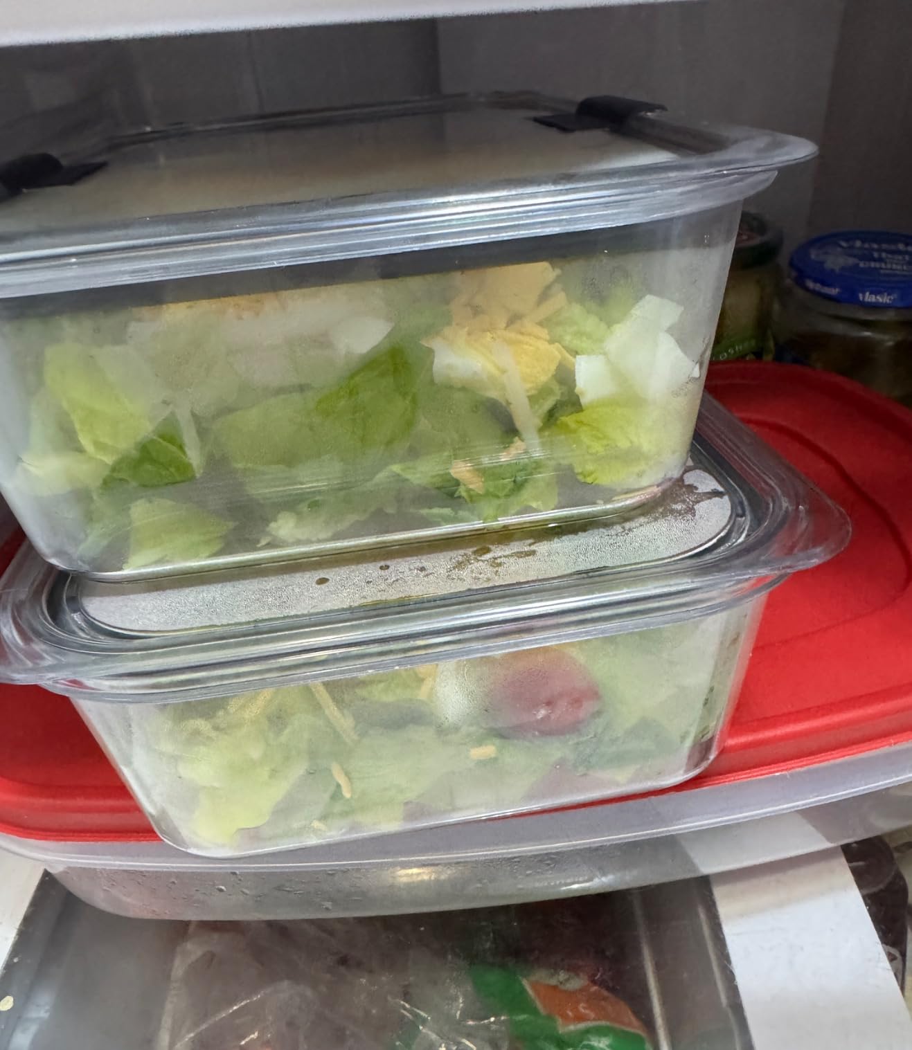 Rubbermaid Brilliance Food Storage Containers, 14 Piece Plastic Containers with Lids, BPA-Free, Leak Proof, Clear customer photo 1
