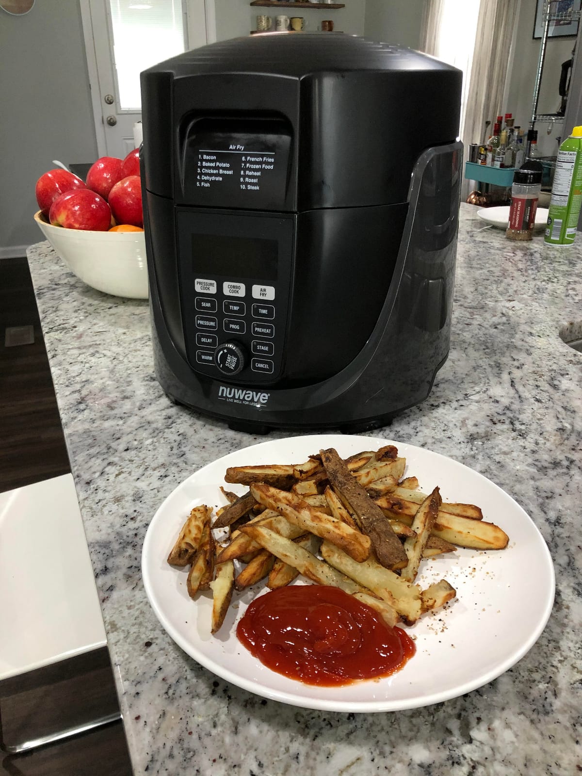 Nuwave Duet Pressure Cook and Air Fryer Combo Cook; Stainless Steel Pot & Rack; Non-Stick Air Fryer Basket; Steam, Sear, Saute, Slow Cook, Roast, Grill, Bake, Dehydrate, Pressure Cook & Air Fry customer photo 1
