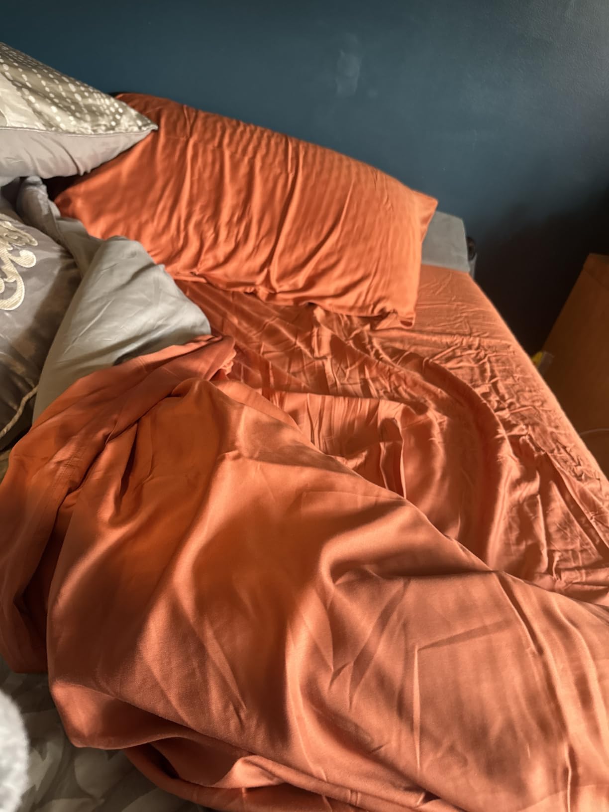 BAMPURE 100% Rayon from Bamboo Sheets Queen Size - 4pc Cooling Sheets Queen customer photo 1