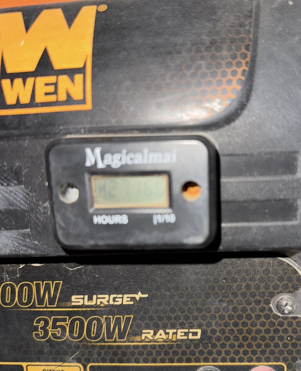 WEN GN400i RV-Ready 4000-Watt Open Frame Inverter Generator, CARB Compliant, Black/orange customer photo 1