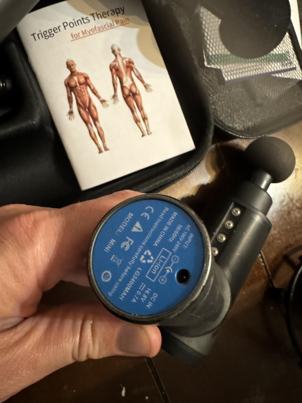 Medcursor Massage Gun - High Intensity Brushless Motor, Handheld Percussion Deep Tissue Massager with 6 Massage Heads for Sore Muscle and Stiffness, Valentines Day Gifts (Gray) customer photo 2