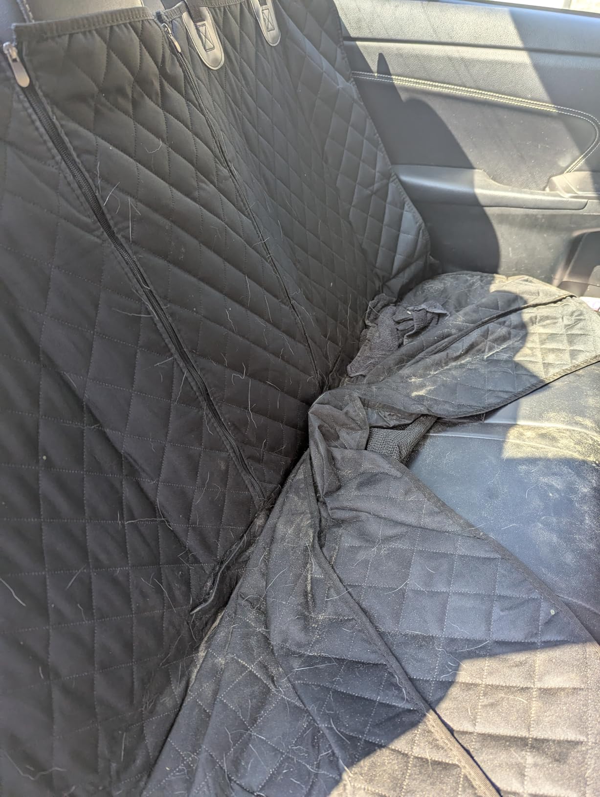 Yuntec Dog Car Seat Cover, Back Seat Cover for Dogs Pet Car Seat Protector customer photo 1