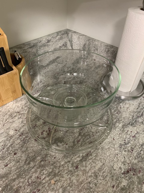 Royalty Art Glass Cake Stand with Dome, 6-in-1 Convertible Server customer photo 1