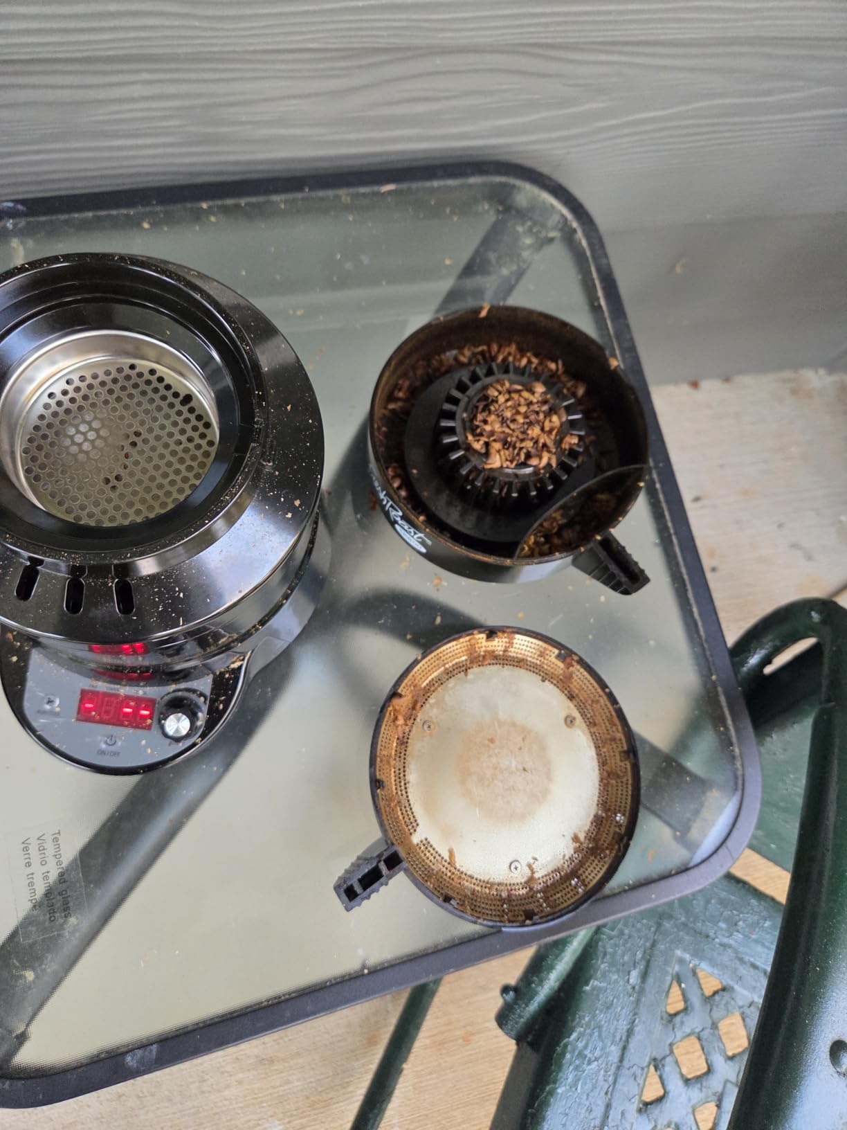 Fresh Roast SR800 Coffee Roaster - Roast Coffee at Home - Variable Heat and Fan Control - Digital Display - Roasts 6-8 oz (170-226g) Per Batch - Easy to Use - Fast Roast Time customer photo 1