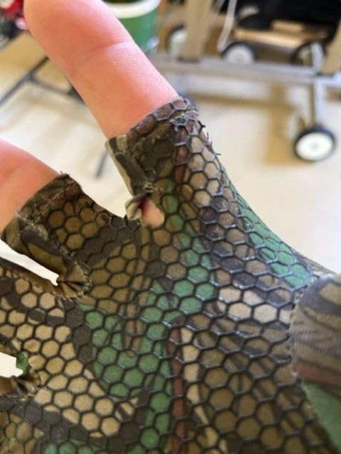North Mountain Gear Camouflage Hunting Gloves for Men - Fingerless - Lightweight Glove Liner customer photo 2