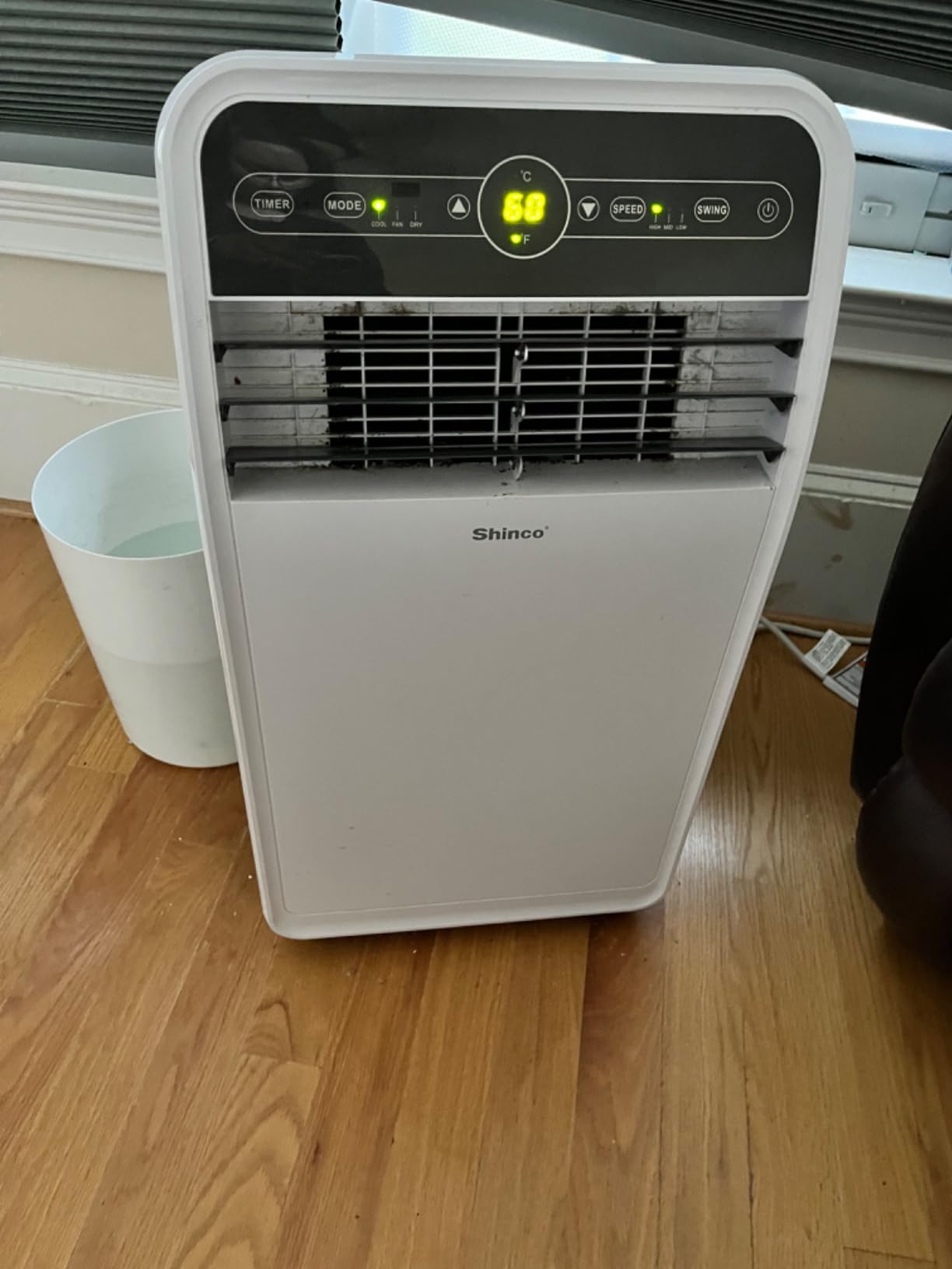 Shinco 12,000 BTU (7,500 BTU SACC) Portable Air Conditioner, Portable AC Unit with Built-in Cool, Dehumidifier & Fan Modes for Room up to 450 sq.ft, with Remote Control, 24 Hour Timer, Installation Kit customer photo 1