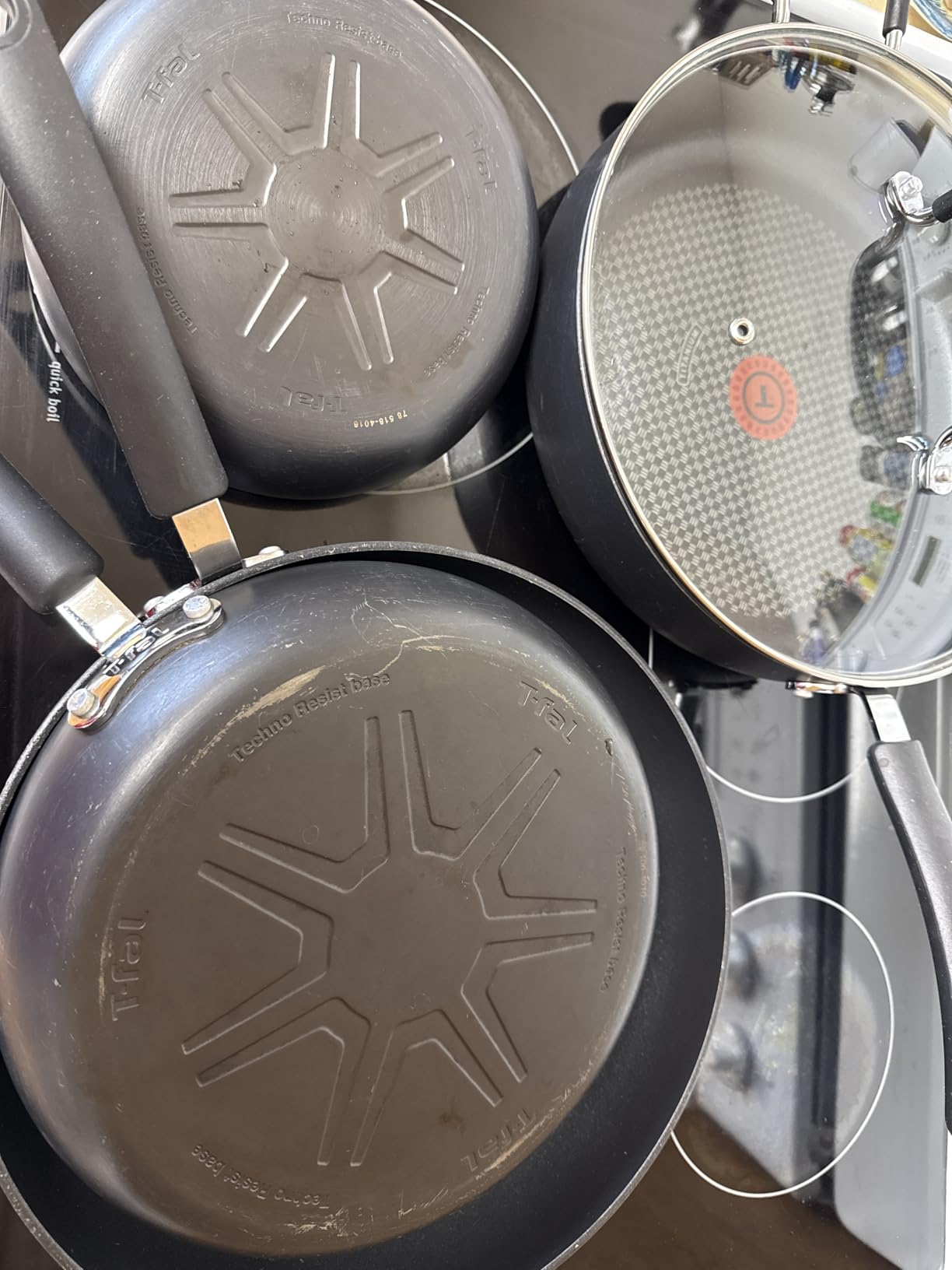 T-Fal Ultimate Hard Anodized Non Stick Jumbo Cooker With Lid & Helper Handle 5 Quart, Oven Broiler Safe 400F, Lid Safe 350F, Cookware, Deep Frying Pan, Skillet, Pots and Pans, Dishwasher Safe, Onyx customer photo 2