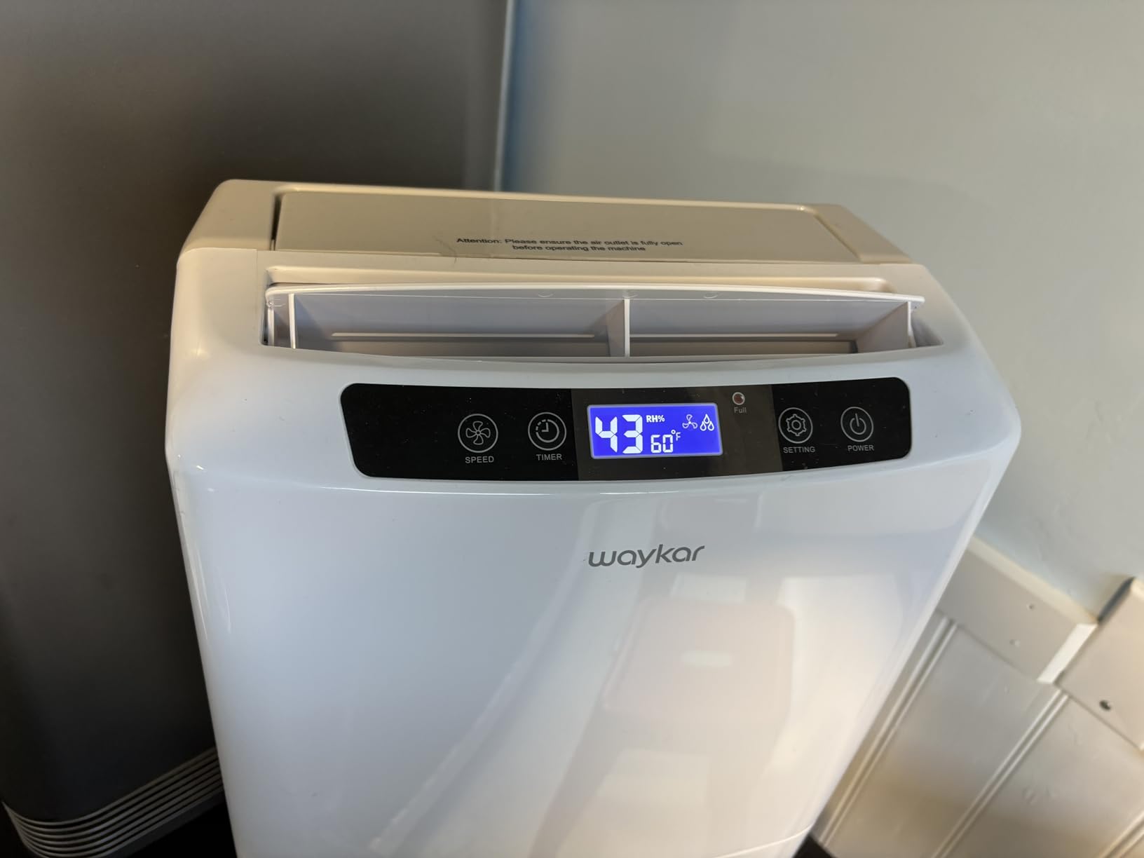 Waykar 34 Pints 2000 Sq. Ft. 2025 Energy Star Dehumidifier for Home | 30%-80% Humidity Control, Automatic Defrost, Drain hose included and 0.66 Gallons Water Tank for Basements and Large Rooms customer photo 1