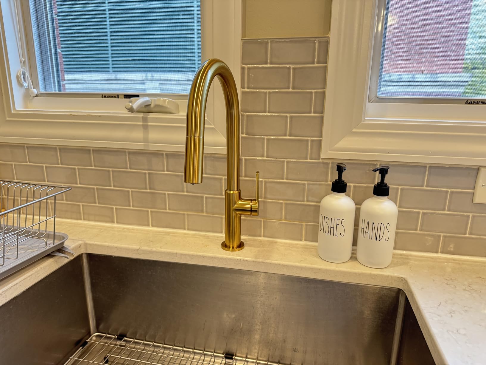 KRAUS Spot Free Stainless Steel Pull Down Kitchen Faucet KPF-2820SFS customer photo 2