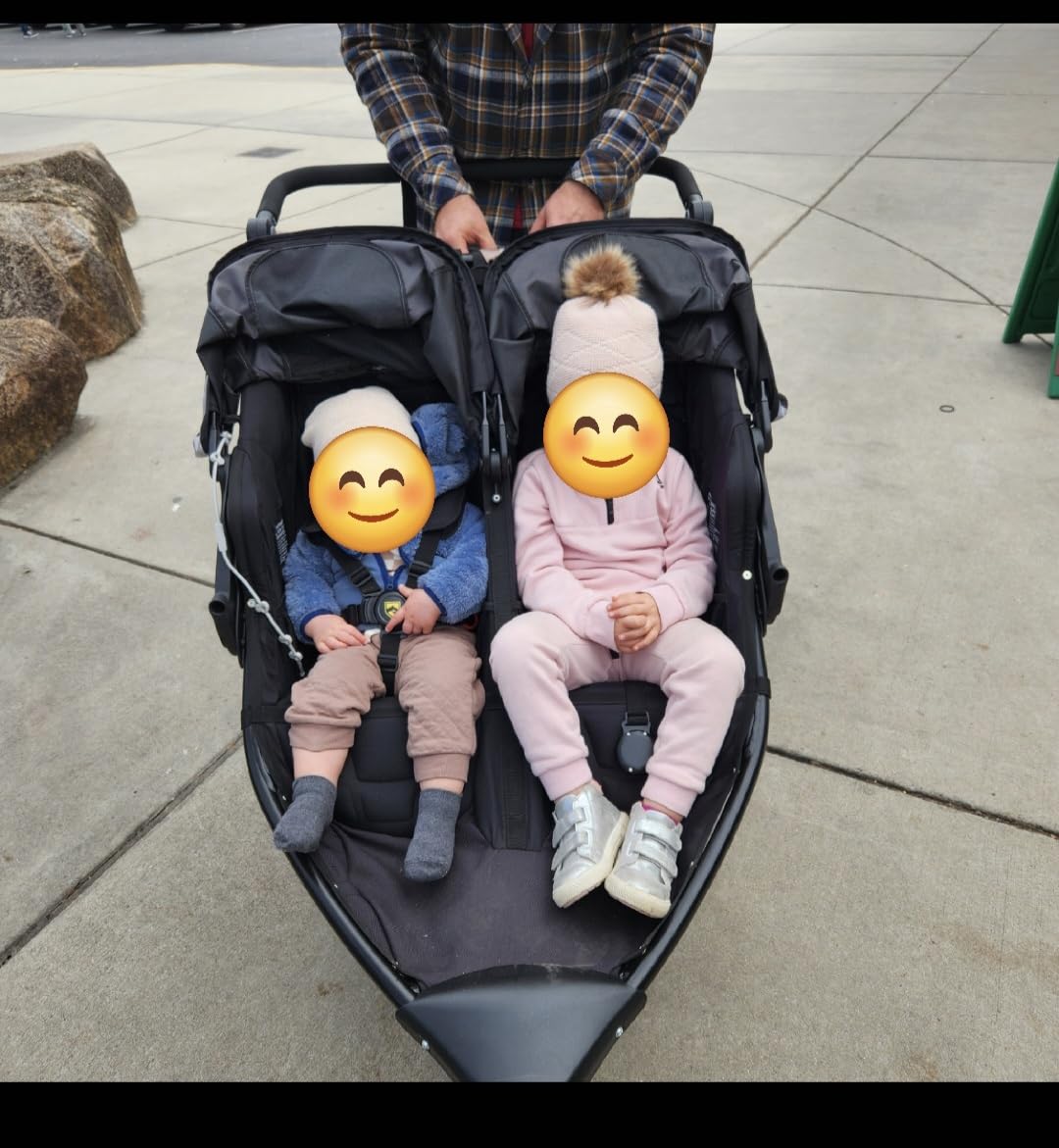 BOB Gear Revolution Flex 3.0 Jogging Stroller - Graphite Black | All Terrain Stroller With Mountain-Bike-Style Suspension & Air-Filled Tires customer photo 2