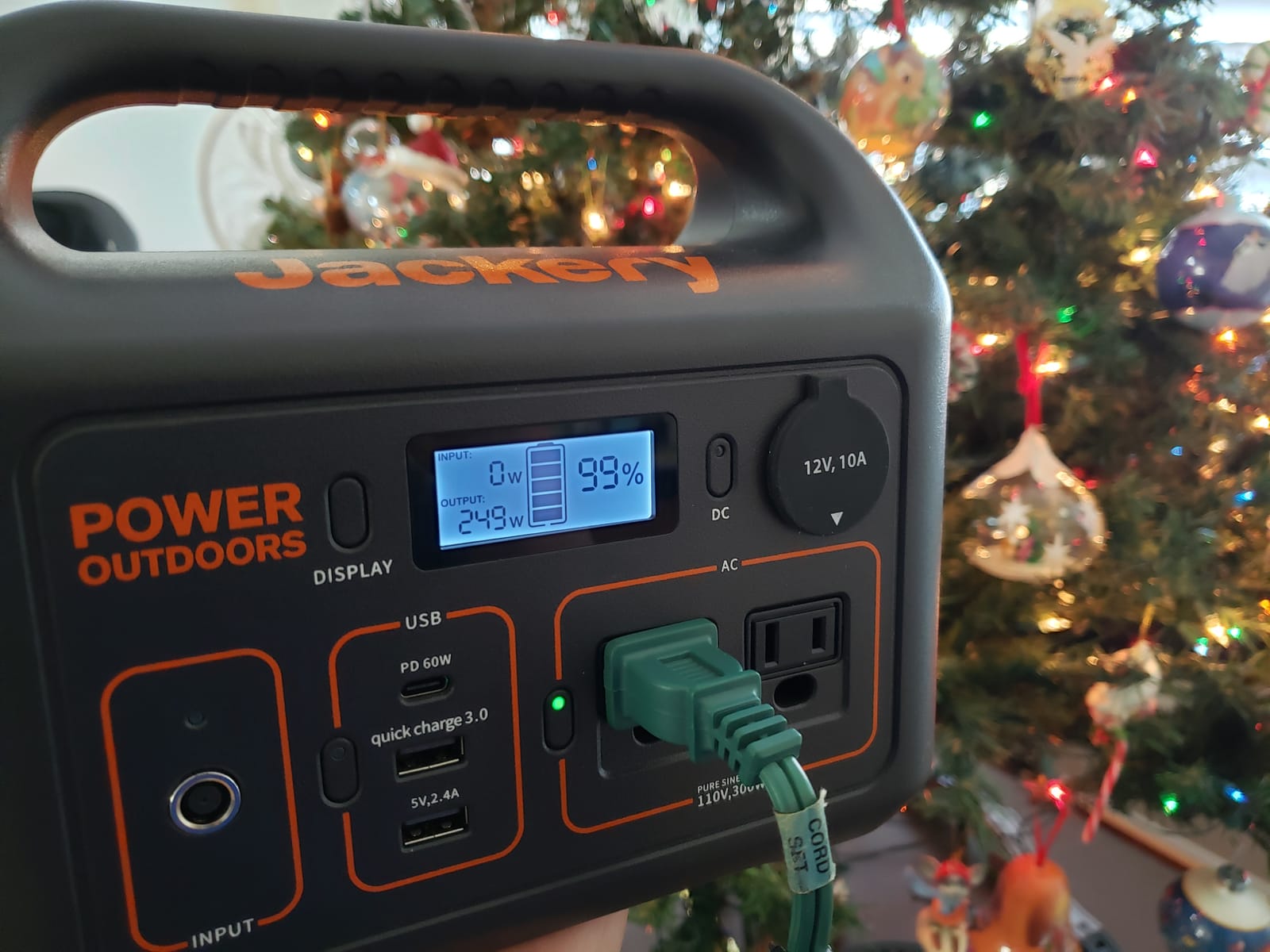 Jackery Explorer 300 Portable Power Station, 292Wh Backup LiFePO4 Battery, Solar Generator for Outdoors, Camping, Travel, Hunting, Blackout customer photo 1