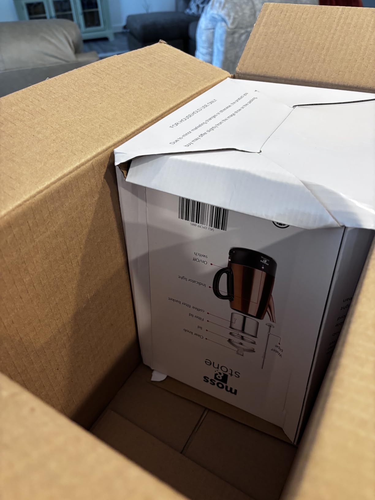 Moss & Stone 10 Cup Electric Percolator Coffee Pot, Stainless Steel customer photo 1