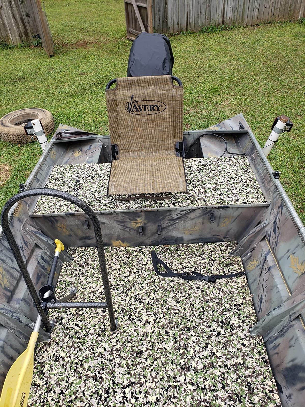 BANDED Avery Folding Mesh Marine Quick-Set Swiveling Boat Seat customer photo 1