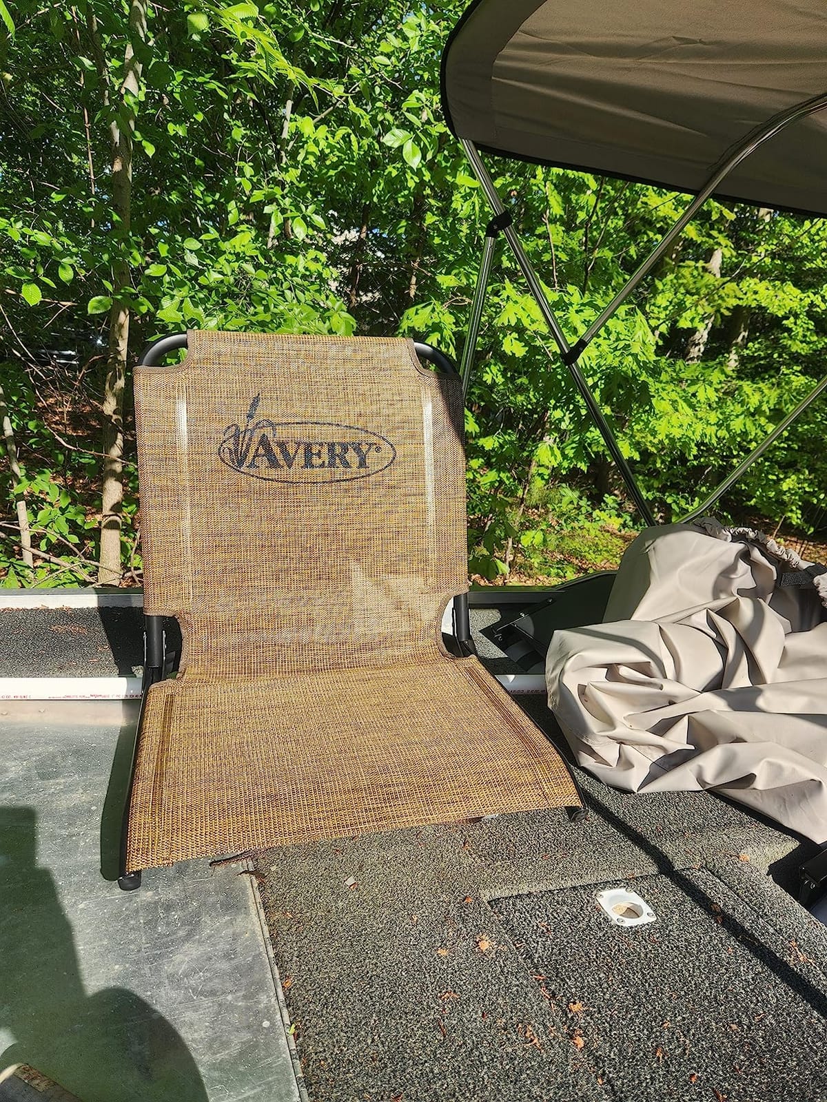 BANDED Avery Folding Mesh Marine Quick-Set Swiveling Boat Seat customer photo 2
