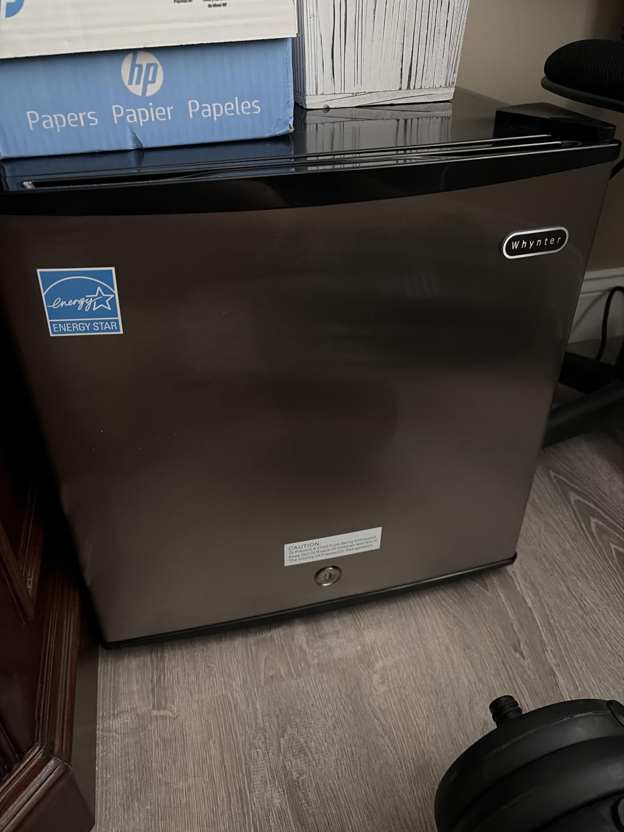 Whynter Upright Mini Freezer, 3.1 Cu Ft, Silver, CUF-301SS customer photo 2