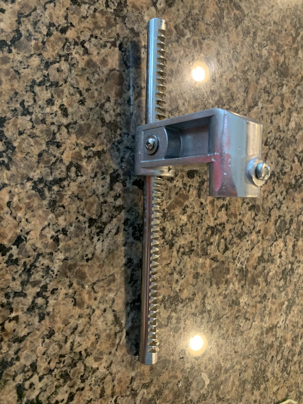 Meao Sausage Filler Stuffer Home Made Machine - Stainless Steel Vertical Sausage Maker with Suction Base and Manual Crank for Household Use or Commercial - Capacity 2.5 LBS #1 customer photo 2