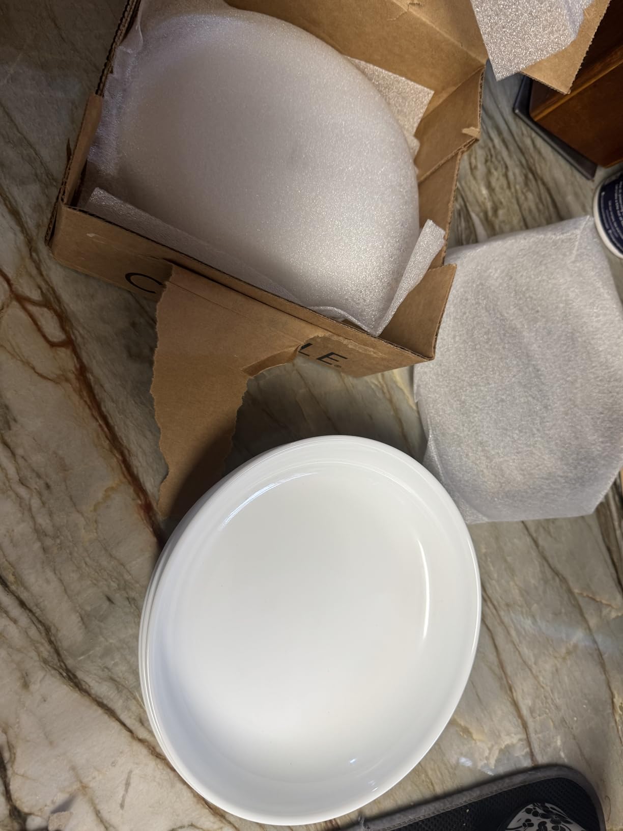 Corelle 4-Pc Versa Bowls for Pasta Salad and More, Service for 4, Durable and Eco-Friendly 30-Oz, Compact Stack Bowl Set, Microwave and Dishwasher Safe, White customer photo 1