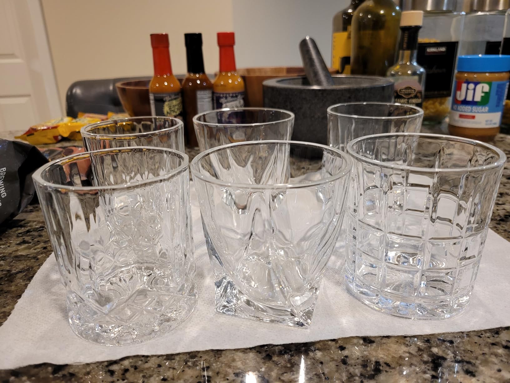 DeeCoo Premium 10, 11 OZ Scotch Glasses - Old Fashioned Whiskey Glasses/Style Glassware for Bourbon/Rum/Bar Tumbler Set of 6 customer photo 1