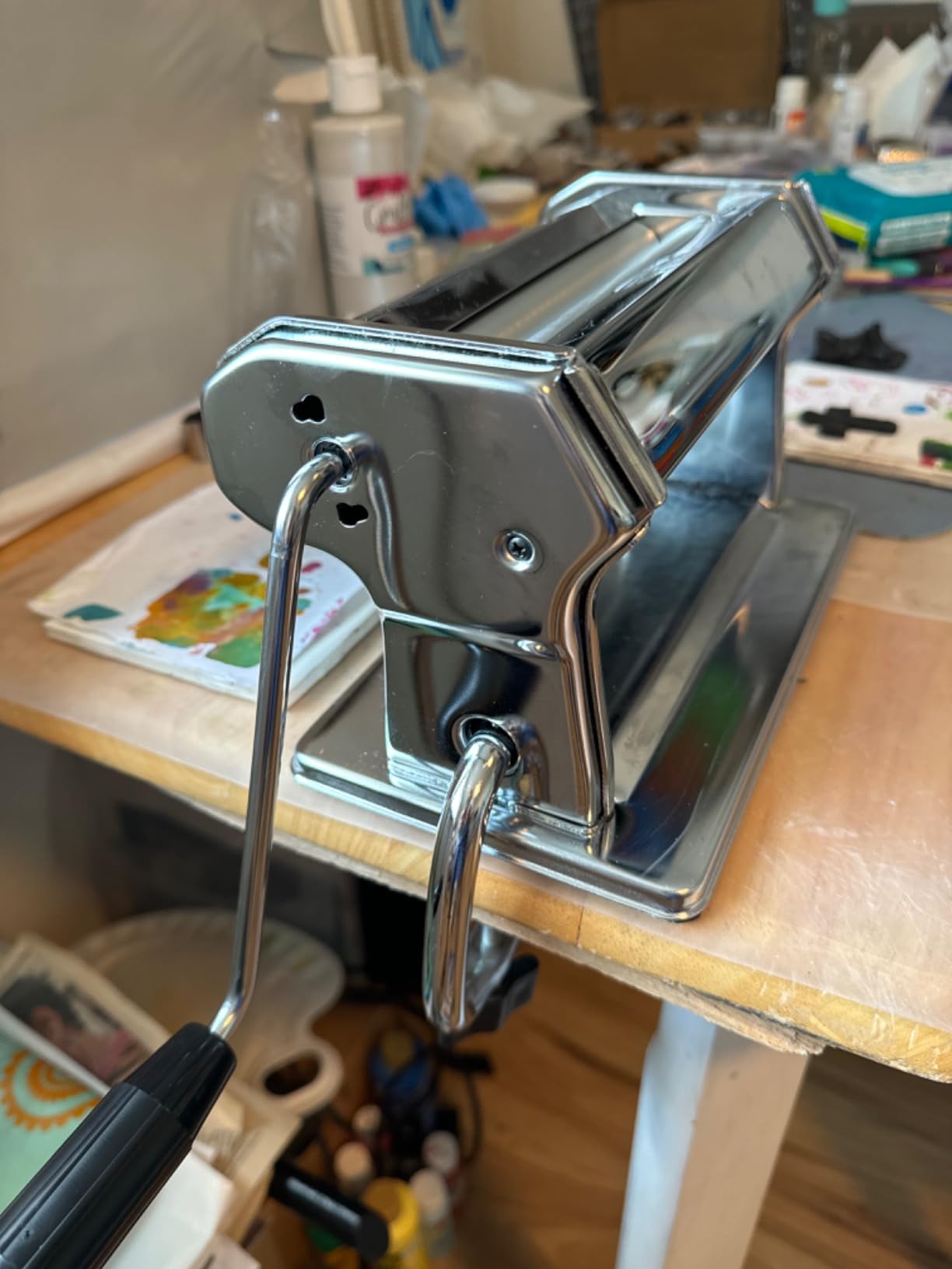 Pasta Maker Attachment for All Kitchenaid Mixers, Noodle Maker Kitchen Aid Mixer Accessories 3 In 1 Including Dough Roller Spaghetti Fettuccine Cutter - Homemade Fresh Pasta Easily! customer photo 1