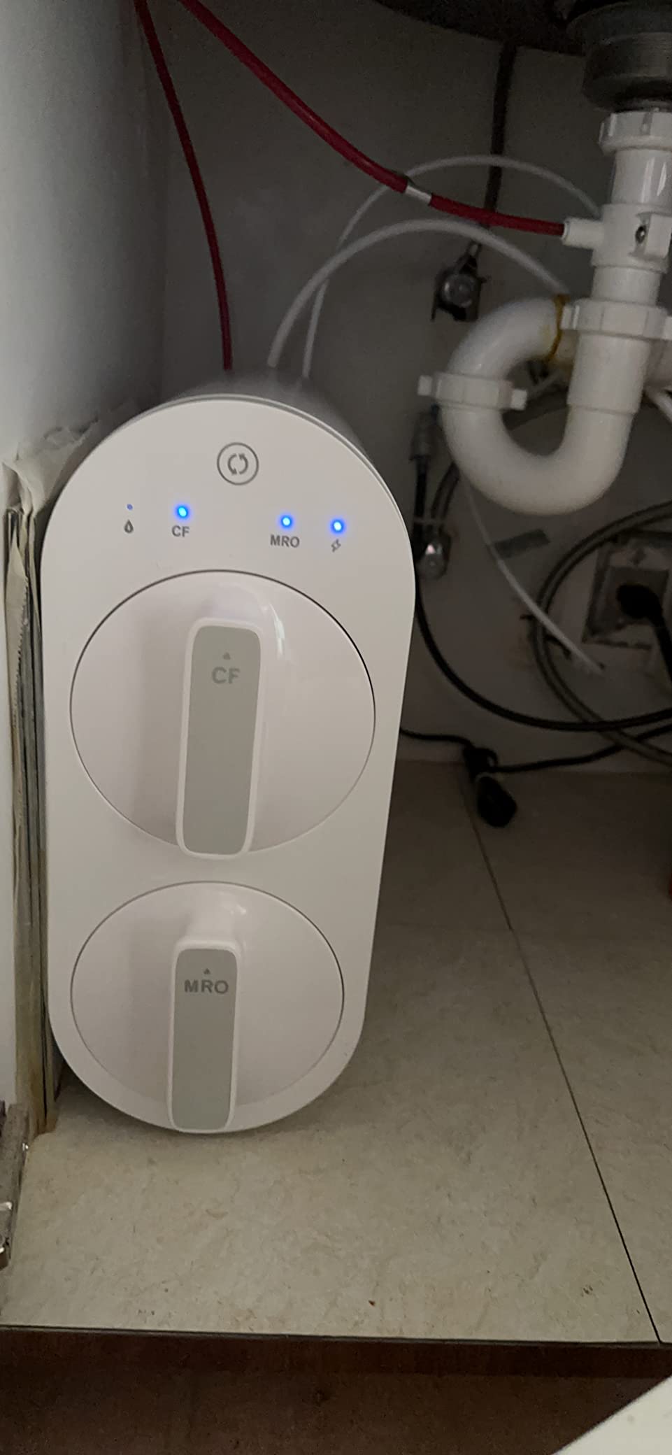 Waterdrop G2P600 Under-Sink RO System, 600 GPD Tankless RO Water Filtration | 7 Stage RO Water Filtration, NSF/ANSI 372 Certified, 2:1 Pure to Drain, TDS Reduction, Under-Sink Reverse Osmosis System customer photo 2