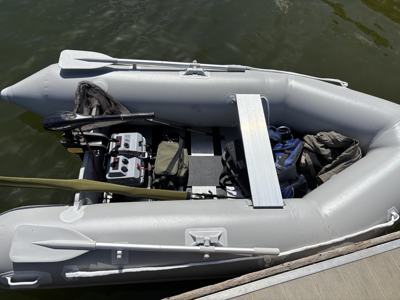 CO-Z 10ft Inflatable Dinghy Boat for 4 Adults, 990lb PVC Raft with Oars customer photo 2
