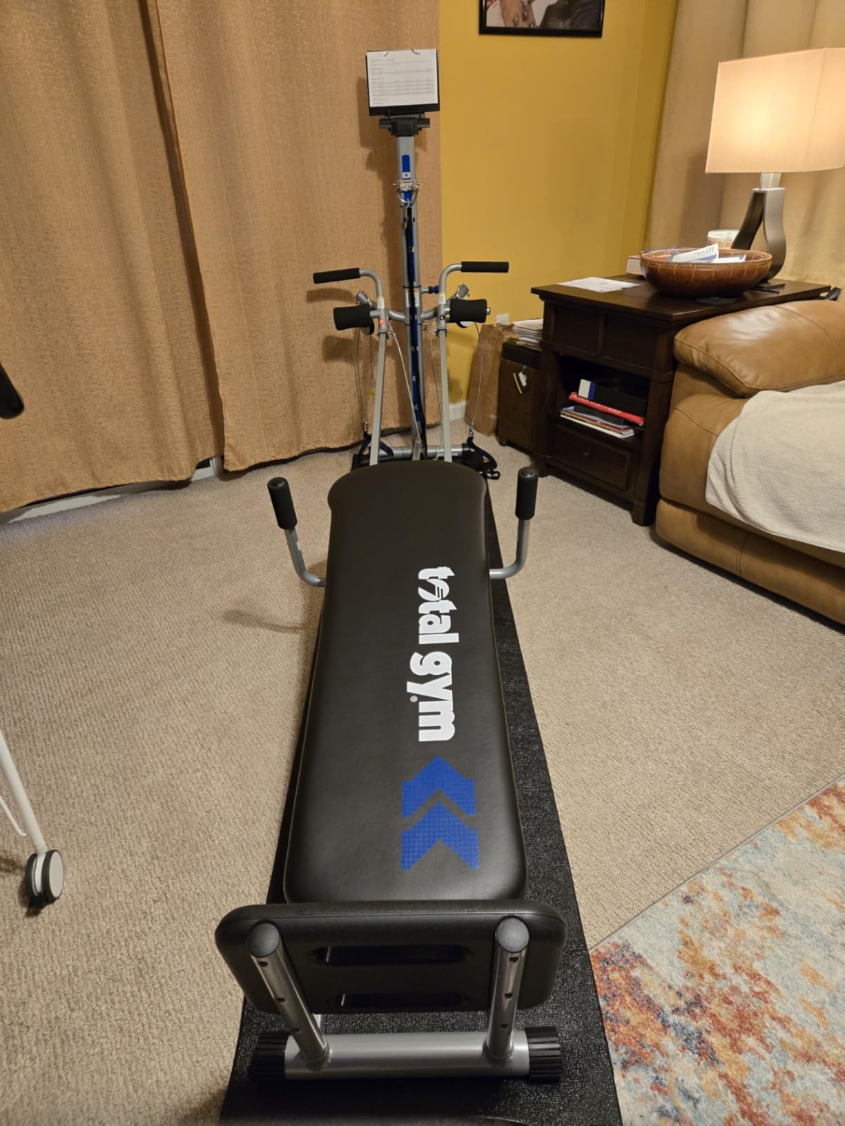 TOTAL GYM APEX G3, Slim-Frame Incline Bodyweight Training Home Exercise Machine, w/ 8 Levels of Resistance, Squat Stand, & Basic Accessory Set customer photo 2
