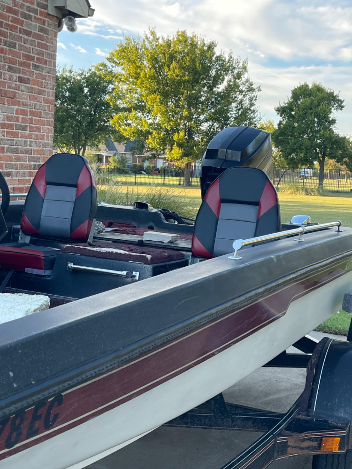 Leader Accessories High Back Folding Fishing Marine Boat Seat 2 Pack customer photo 1