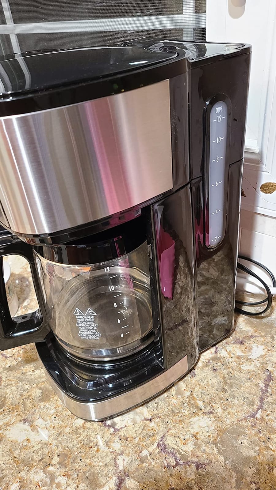 Hamilton Beach 2-Way Programmable Coffee Maker & Single Serve Coffee Maker | 12 Cup Glass Carafe | White with Stainless Steel Accents | 49933 customer photo 1