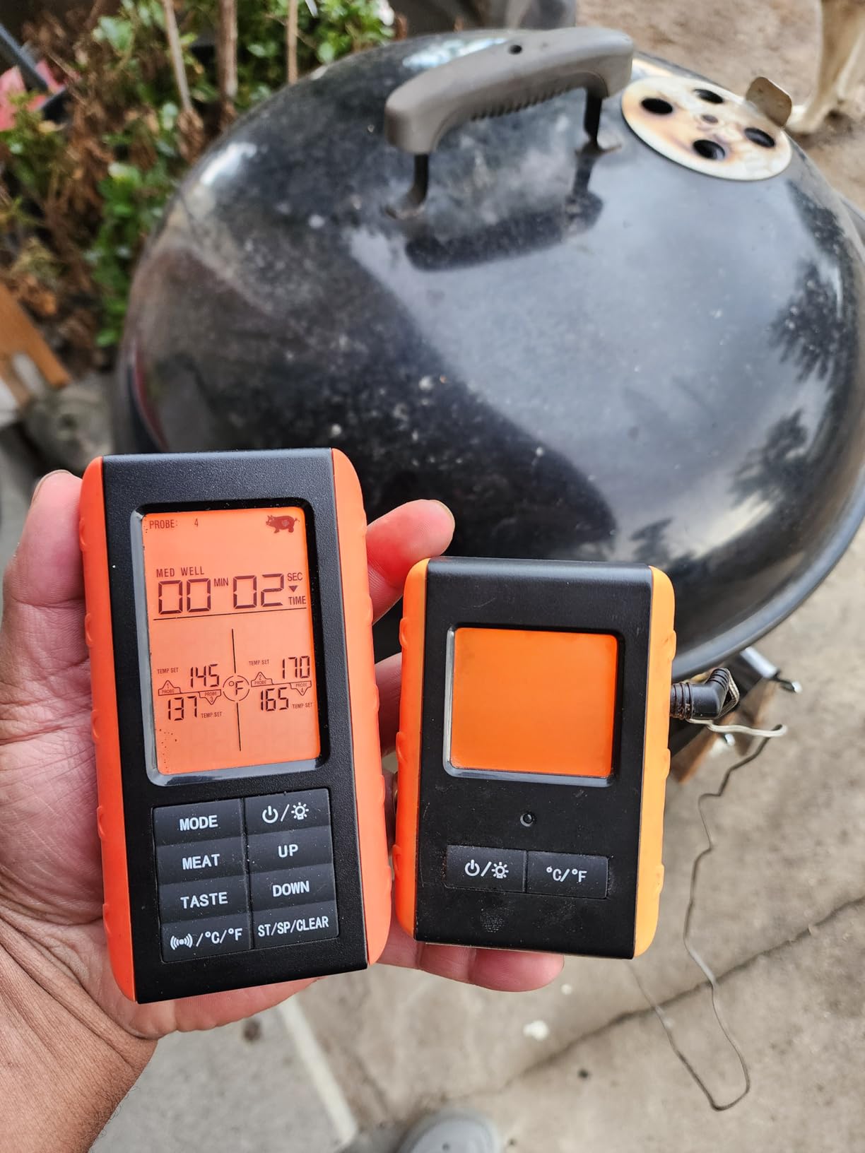 Remote Meat Thermometer Wireless, Vauno Wireless Meat Thermometer for Grilling and Smoking with Dual Meat Probe, Kitchen Timer, Digital Cooking Food Thermometer for Smoker BBQ Oven Outside Grill customer photo 2