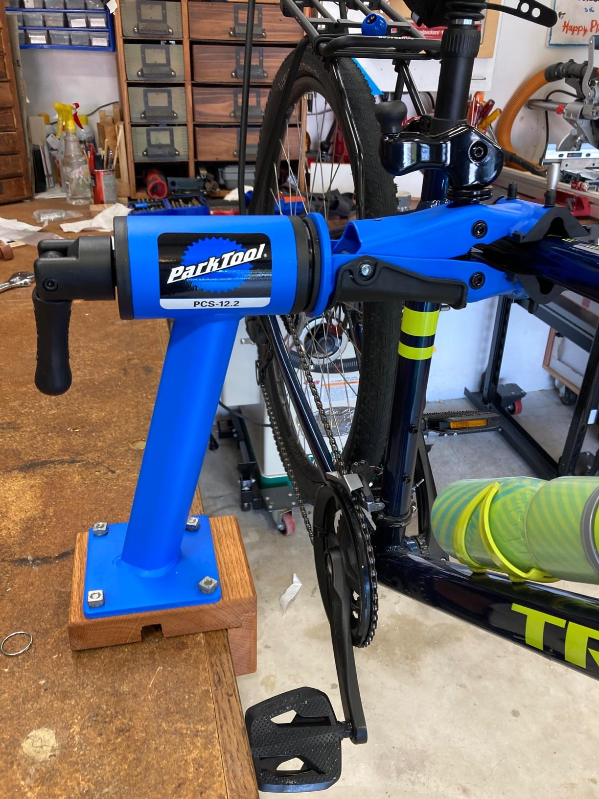 Park Tool PCS-12.2 Home Bicycle Mechanic Bench Mount Repair Stand customer photo 2