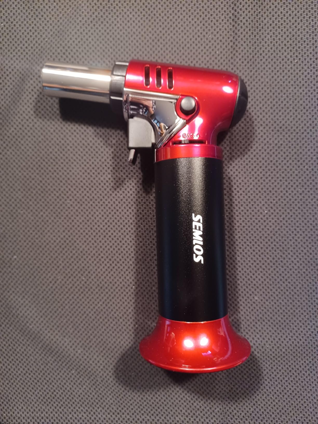 Semlos Butane Torch with Fuel Gauge, Refillable Kitchen Torch Lighter BBQ customer photo 1