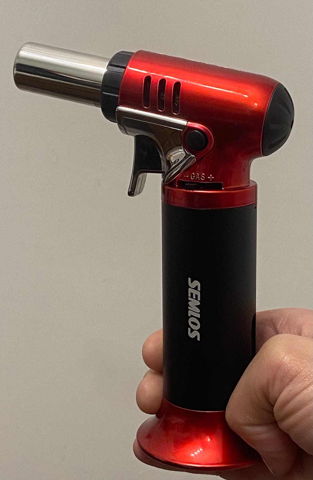 Semlos Butane Torch with Fuel Gauge, Refillable Kitchen Torch Lighter BBQ customer photo 2
