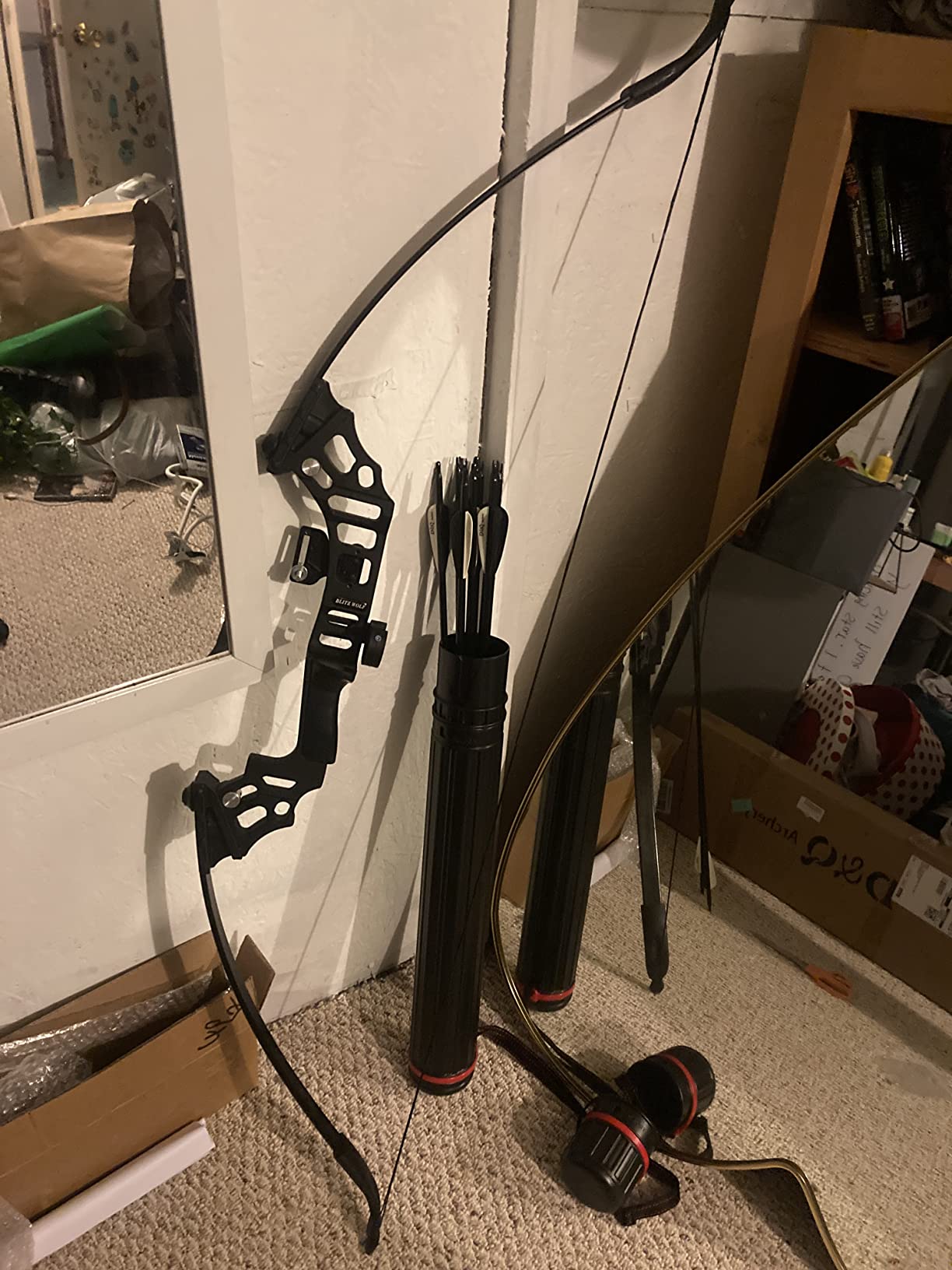 Archery Recurve Bow and Arrow Set for Adults, Archery Hunting Long Bow Set for Adults Beginner & Youth, Takedown Recurve Bow 30lb 40lb 50lb Kit with Arrow Sight & Rest & 12 Arrows customer photo 1