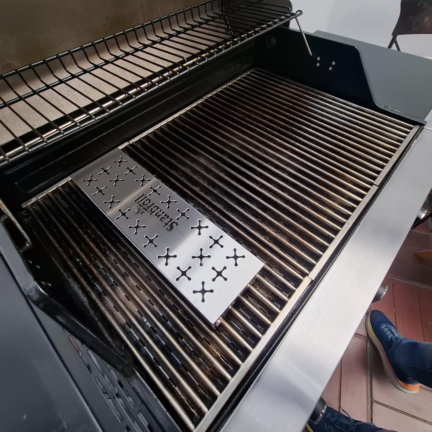 Stanbroil Stainless Steel Smoker Box Gas Grilling Wood Chip Smoking Box customer photo 2