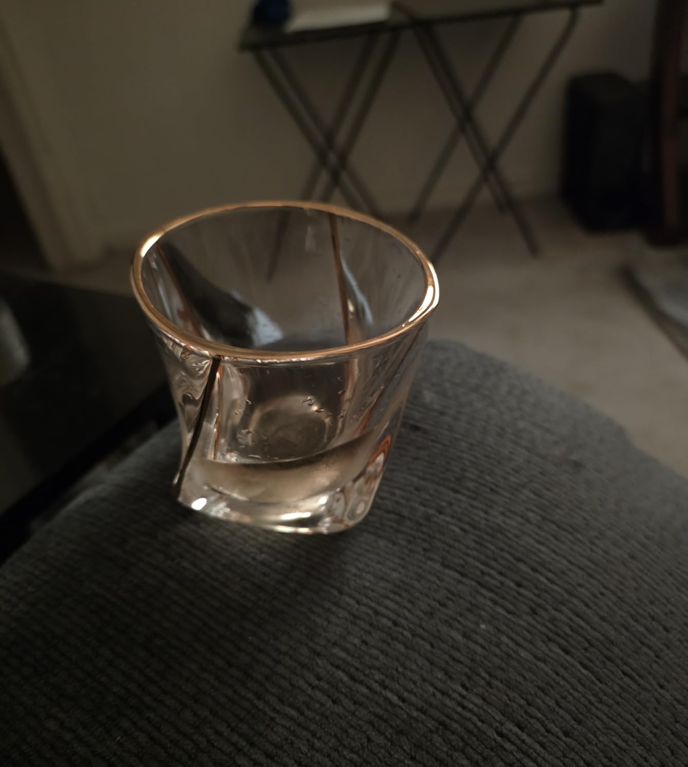 GLASKEY Whiskey Glasses Set of 4,Rock Glasses,11 oz Lead-Free Crystal Bourbon Glass,Old Fashioned Glass for Bourbon,Cognac,Irish Whisky,Personalised Whisky Glass Gift Set for Men,Dad,Brother customer photo 1