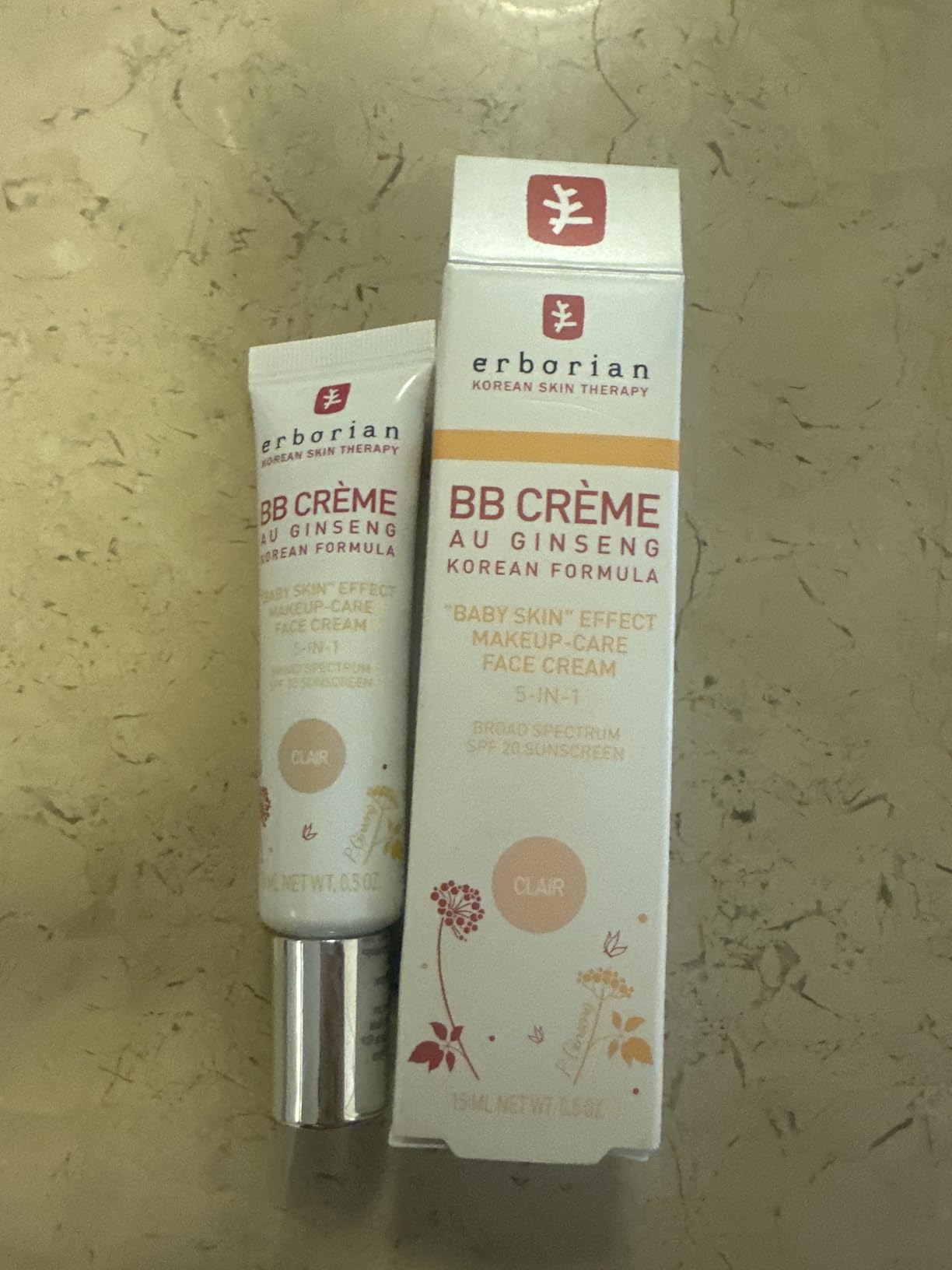 Erborian BB Cream SPF 20, Tone-Evening, Korean Skincare Makeup Hybrid customer photo 2
